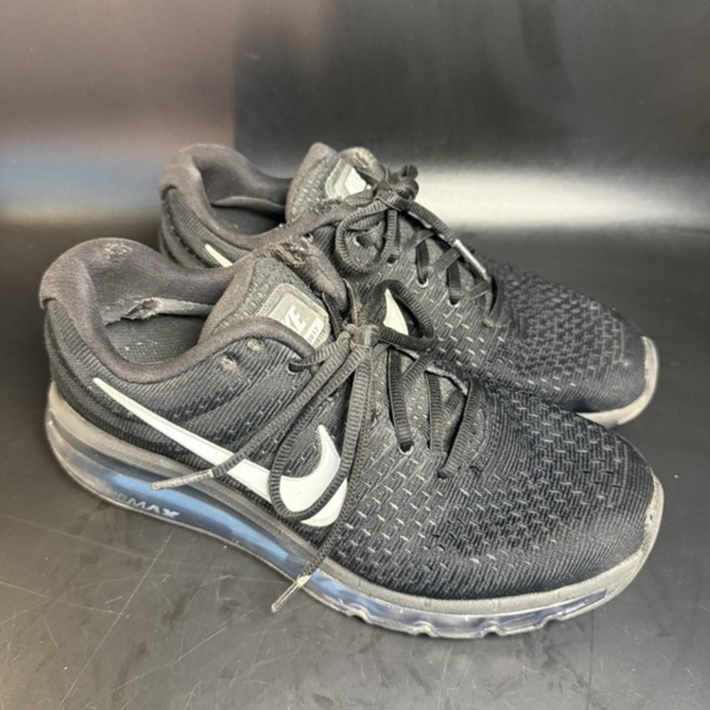 Nike Air Max 2017 849560-001 Black Anthracite Mesh Running Shoes Womens Size 7